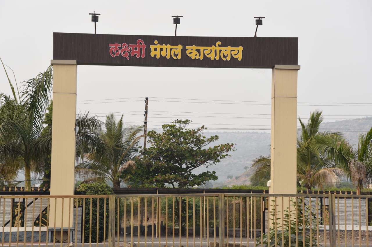 Spacious grounds of Laxmi Marriage Hall
